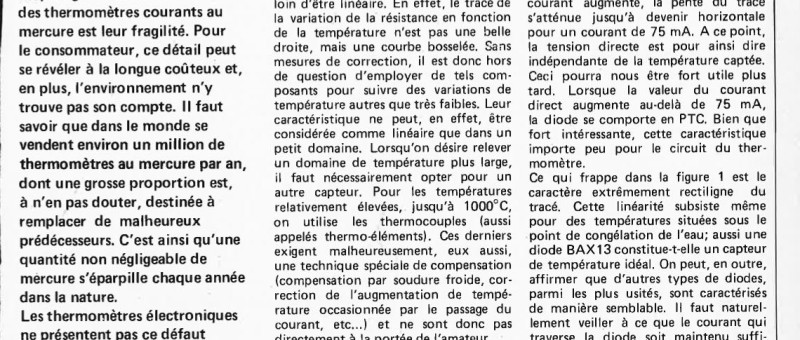 Thermomètre linéaire