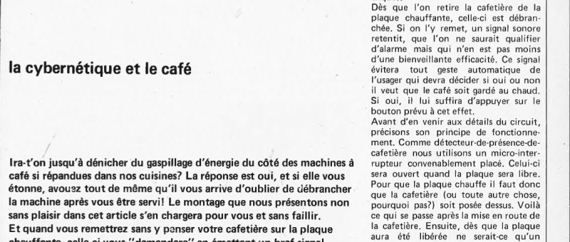 Coupe-circuit pour cafetière électrique