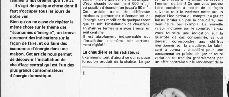 comment faire des économies d`énergie