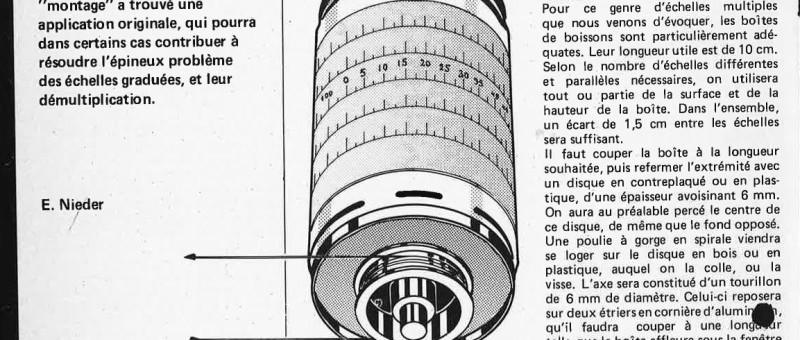 vernier en boîte