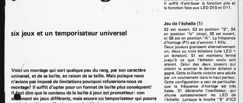 boîte à jeux
