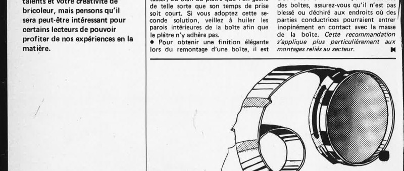 conseils pour la mise en boîte
