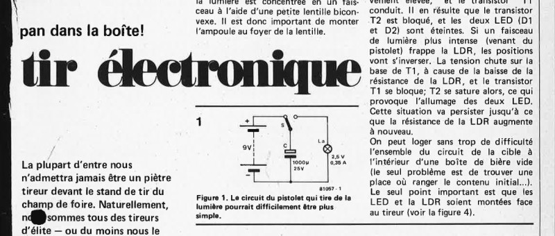 tir électronique