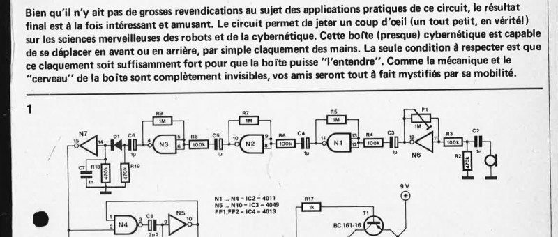 une boîte de conserve qui avance toute seule