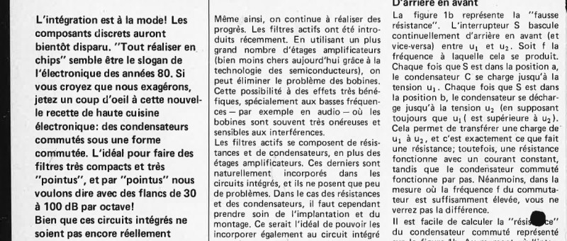 condensateurs commutés