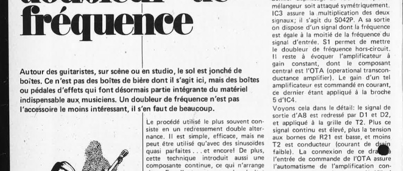 doubleur de fréquences