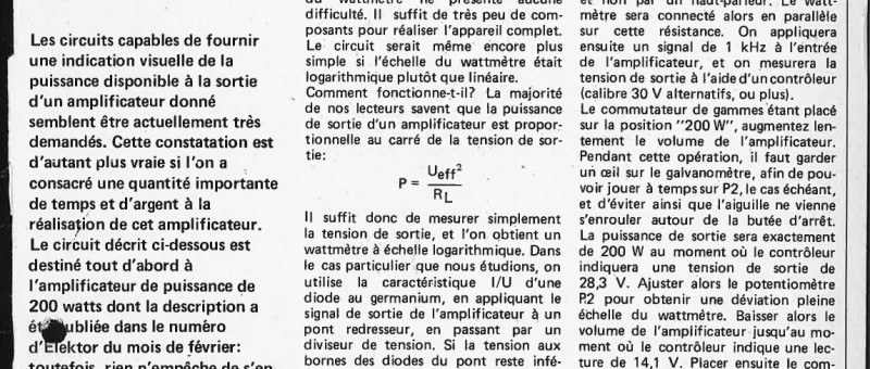 wattmètre BF
