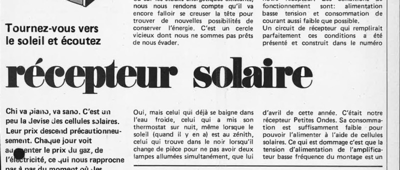 récepteur solaire