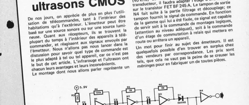 récepteur à ultra-sons CMOS