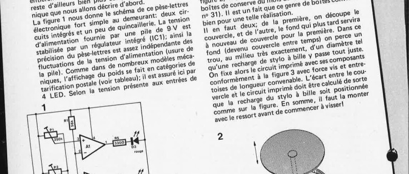 pèse-lettres