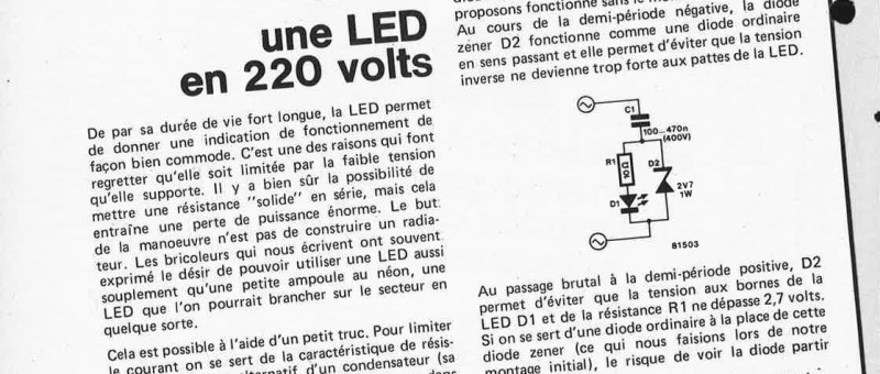 LED en 220 V