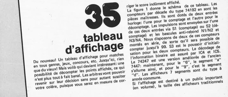 tableau d`affichage