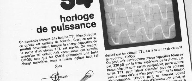 horloge de puissance