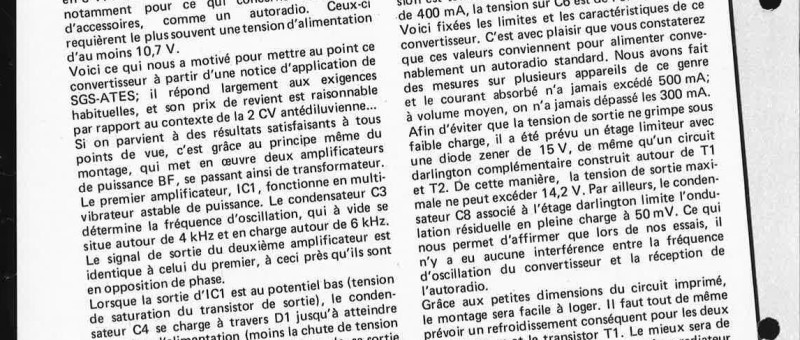 convertisseur de tension 6/12 V