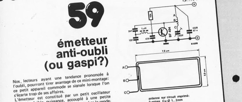 émetteur anti-oubli (gaspi?)