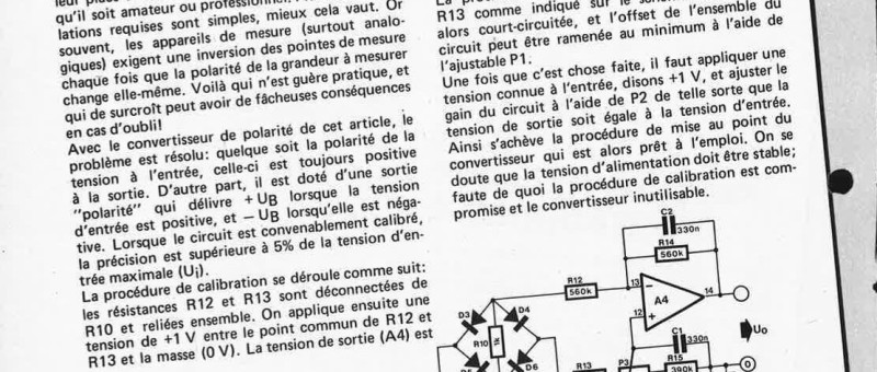 convertisseur de polarité