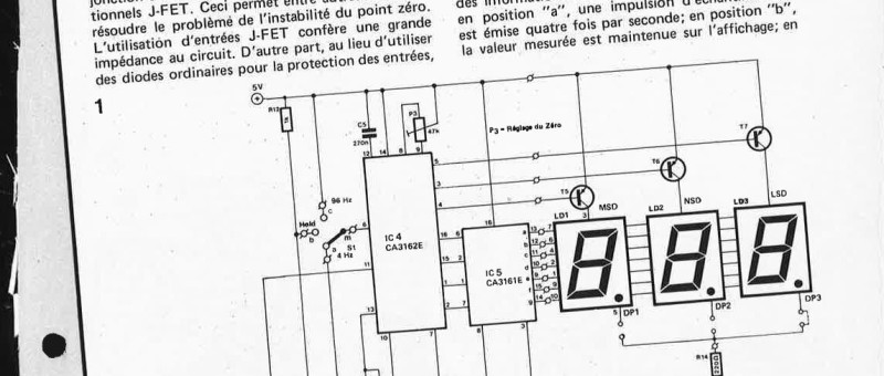 voltmètre digital universel