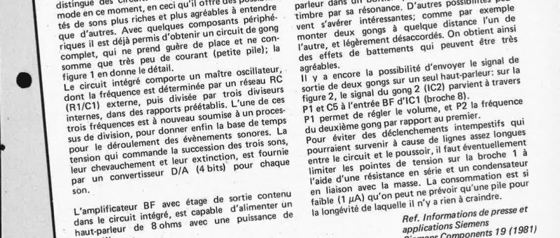 gong électronique