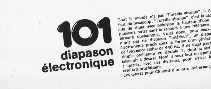 diapason électronique