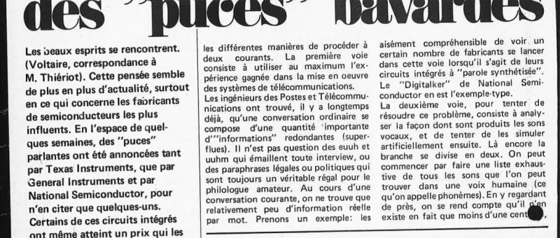 puces bavardes (des)