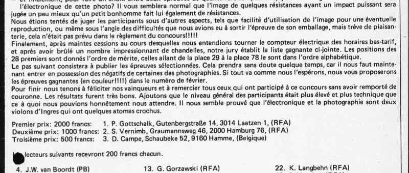 l`électronique en point de mire ...