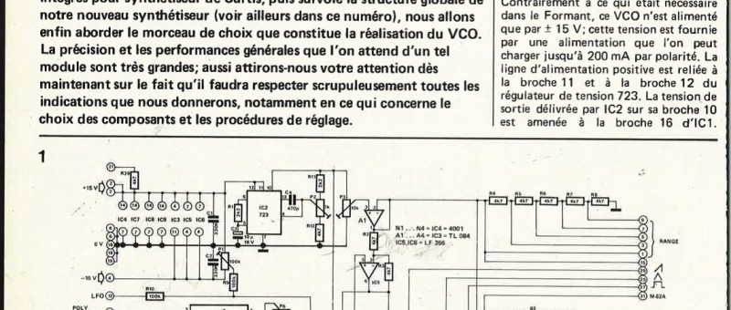 nouveau concept de synthétiseur: VCO