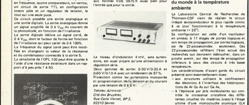 marché janvier 1982