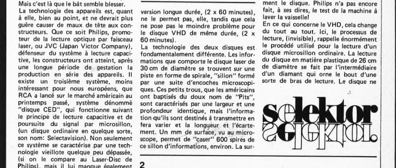 selektor  février 1982