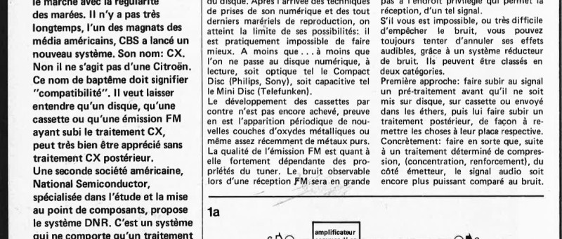 de nouveaux réducteurs de bruit
