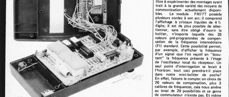 fréquencemètre 150 MHz