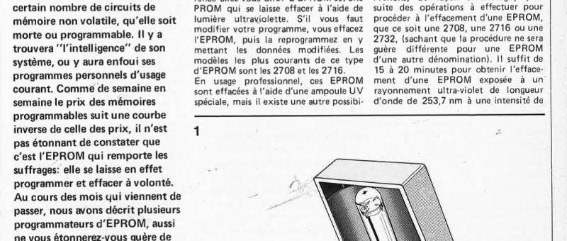"effaceur
d`EPROM"
