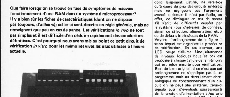 testeur de RAM