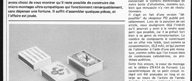radio-allumette