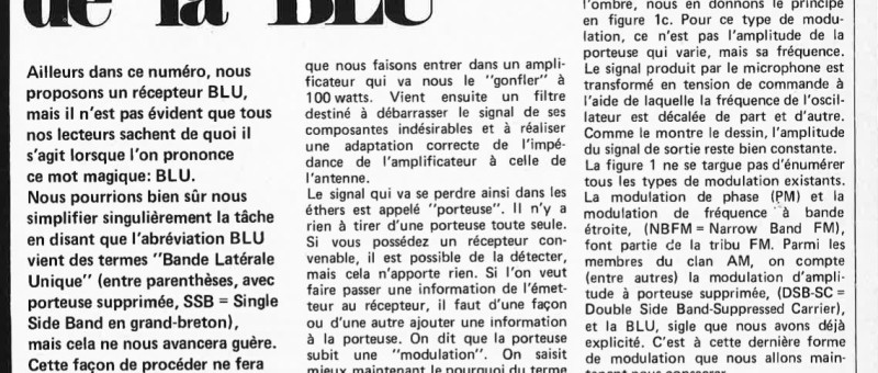 le b a ba de la BLU