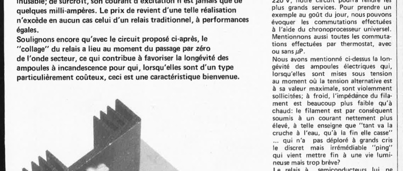 relais à semiconducteurs