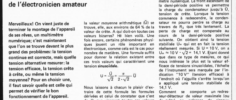 de la mesure en toute chose!!!