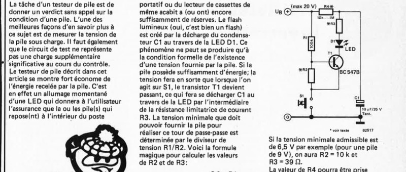 testeur de pile, ec:onogene