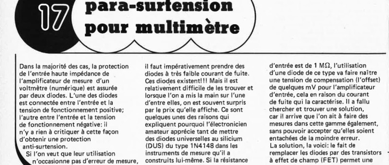 "para-surtension
poar naallinaètre"
