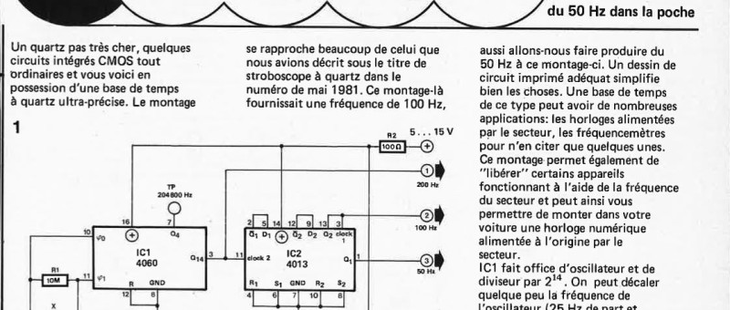 "base de tenaps
éconoaaique à quartz"