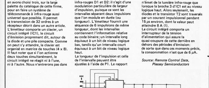 "télécommande
infra-rouge"