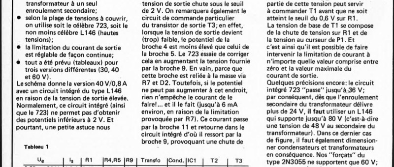 alimentation universelle JA 82