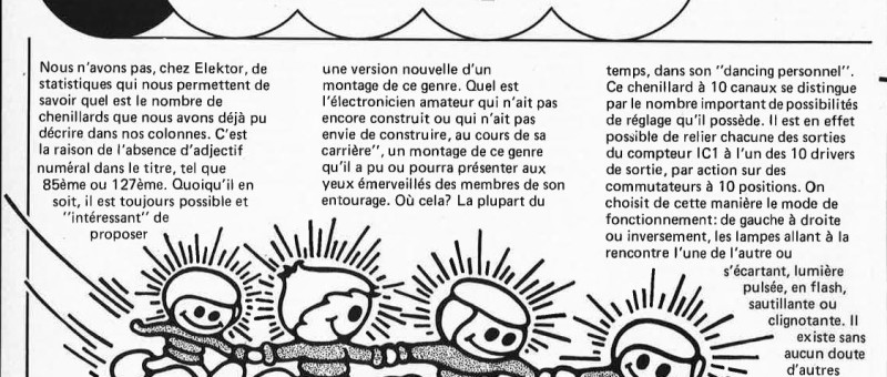 chenillard à facettes multiples