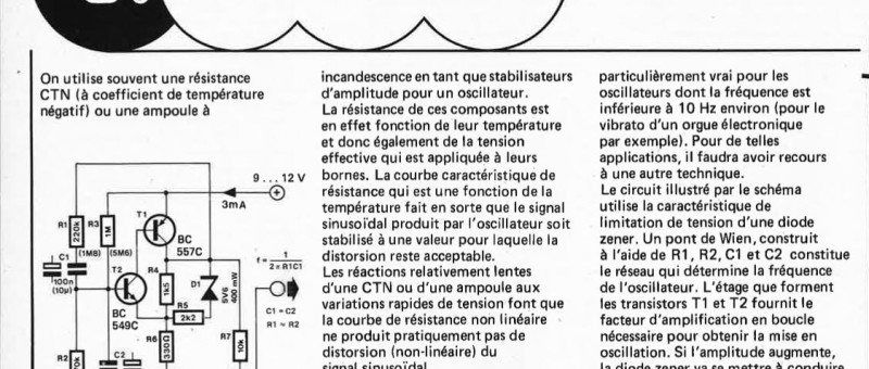 oscillateur RC-BF