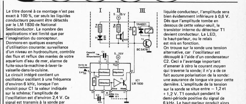 détecteur de liquide