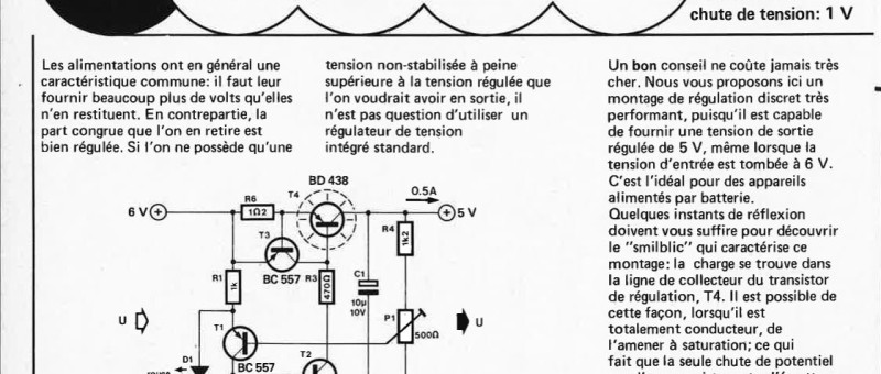 régulateur de tenison économe
