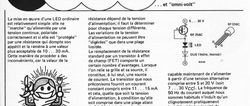 une LED passe-partout
