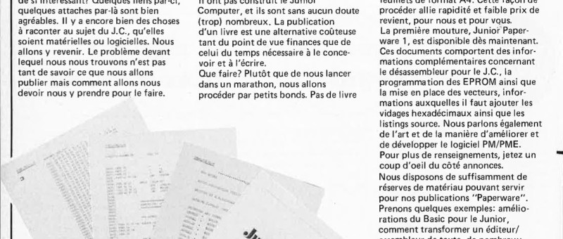 "Junior
Paperware"