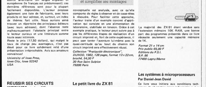 elekture juillet/août 1982