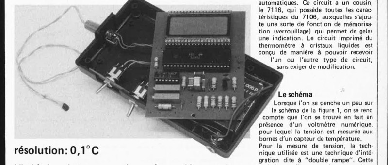 thermométre LCD