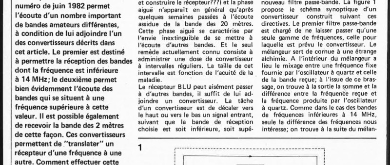 convertusseurs pour BLU